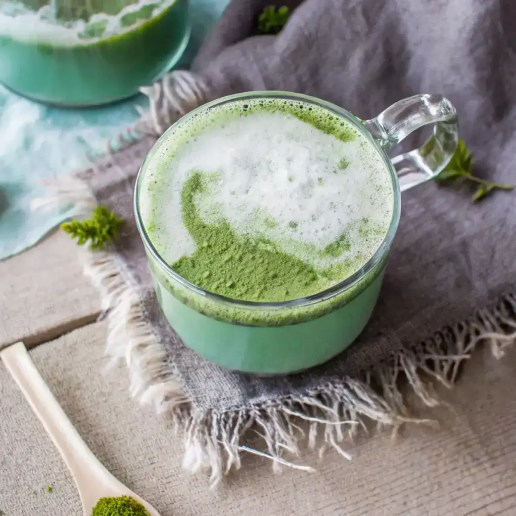 Matcha Green Tea Latte packed with antioxidants. Easy to make, healthy, and delicious — the perfect coffee alternative for a refreshing start to your day!