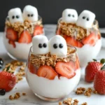 Colorful Halloween breakfast ideas including spooky pumpkin pancakes and ghostly eggs.