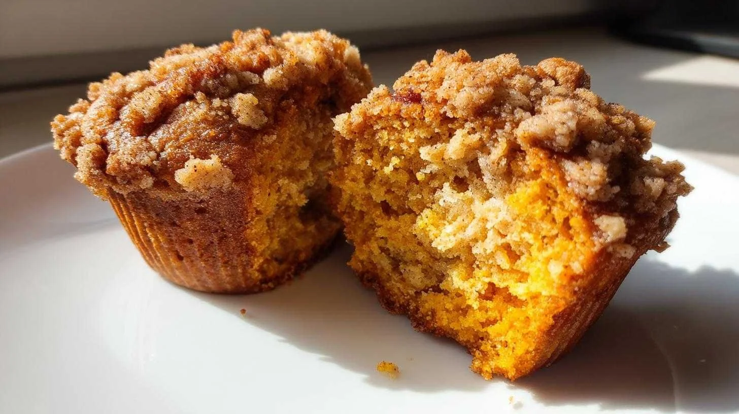 Amazing Spiced Pumpkin Streusel Muffins with a delicious streusel topping
