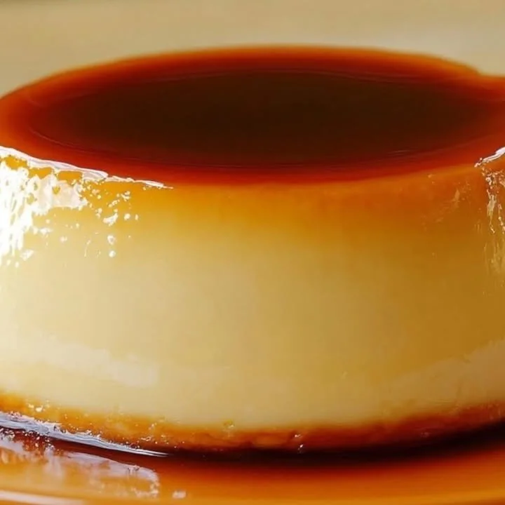 Delicious caramelized coffee flan dessert with rich coffee flavor.
