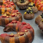 Delicious homemade croissants by Chef Broich, showcasing pastry skills and techniques.