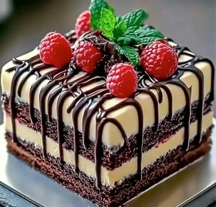 Decadent Choco Trifecta Mousse dessert with layers of rich chocolate