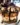Delicious chocolate trifle with layers of mousse and cake
