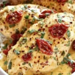 Dump & Go Crockpot Marry Me Chicken dish served in a bowl