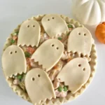 Delicious easy chicken pot pie filled with vegetables and tender chicken