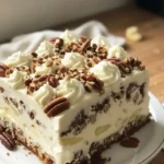 Delicious Elvis Presley Cake garnished and ready to serve