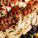 Colorful Fall Harvest Salad with seasonal vegetables and nuts