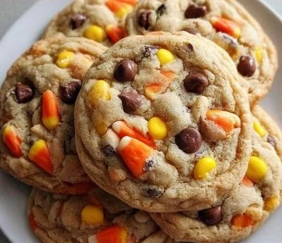 Delicious Halloween cauldron cookies decorated in festive colors