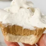 Mini pumpkin pie cups served on a platter for fall dessert.