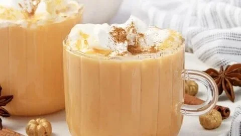 Delicious Pumpkin Spice Milk served in a cozy autumn setting