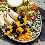Delicious Sweet Potato Jack O'Lanterns for Halloween decoration and treats