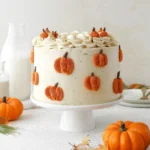 Delicious Vegan Pumpkin Spice Cake with autumn spices and pumpkin