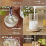 Image of various cooking and baking ingredient substitutes for recipes