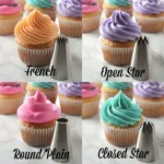 Assorted bakery style cupcakes with colorful frosting and decorations