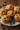 Freshly baked blueberry muffins garnished with blueberries