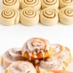 Delicious homemade cinnamon rolls fresh out of the oven