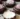 Homemade peppermint patties on a decorative plate