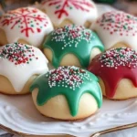 Assorted Italian Christmas cookies decorated for the holidays.