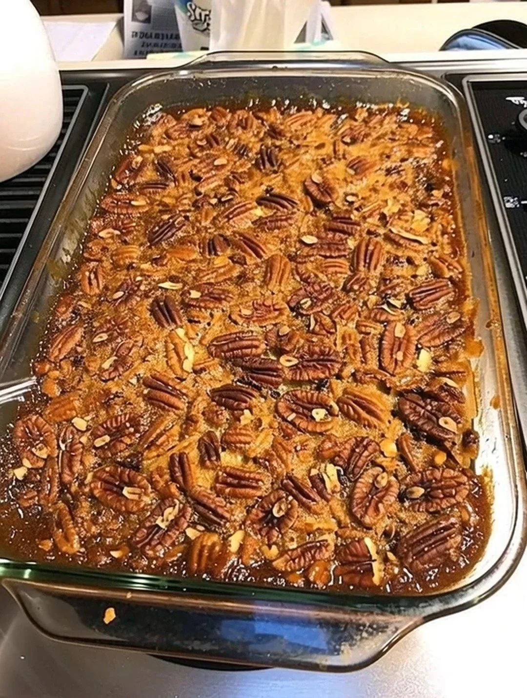 Delicious dish baked for 35 minutes, showcasing perfect baking time.