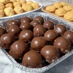 Delicious homemade Peanut Butter Balls ready to enjoy as a healthy snack