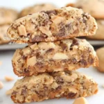 Delicious homemade peanut butter cookies on a cooling rack