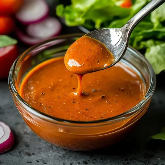 Spicy Southern Comeback Sauce in a bowl with herbs and spices