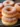 Delicious sugar donuts dusted with powdered sugar