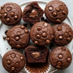Deliciously chocolatey cakes with a crunchy top and moist, cakey texture
