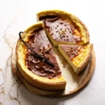 Delicious Vanilla Buckwheat Flan topped with caramel sauce